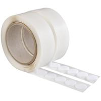 Klettpunkte, zur Montage von Schildern, selbstklebend, Ø 22mm, 100/VE