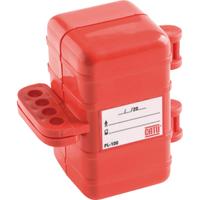 Steckerverriegelung, klein, zur Sicherung von Steckern jeder Art, 87x50x50mm