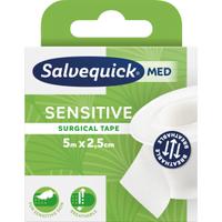 Salvequick Sensitive Tape, atmungsaktiv, hypoallergen, 5mx2,5cm