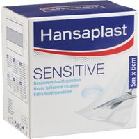 Hansaplast&reg; Pflaster Sensitiv, f&uuml;r kleinere Wunden, 6cm, 5m/Rolle