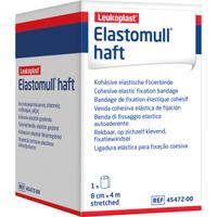 Leukoplast&reg; Fixierbinde Elastomull haft,wei&szlig;,verst&auml;rkte Baumwolle,8cmx4m,10/VE