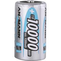 ANSMANN Nickel-Metall-Hydrid-Hochleistungsakku Mono/D, 1,2 Volt, 10000mAh
